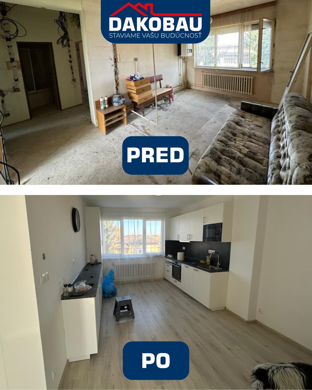 Realizácia interiéru Dakobau
